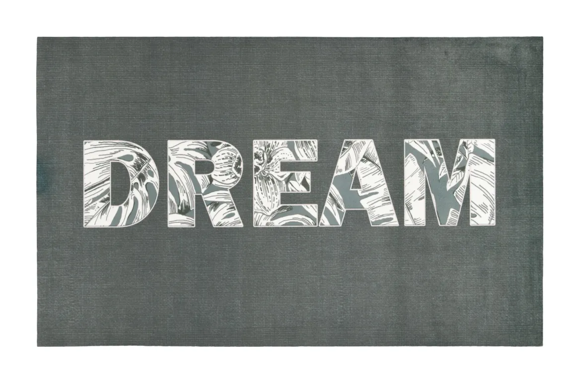 DREAMING TAPIS RUBBER 45X75CM VERT