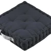 DUO COUSSIN ANTHRACITE SOURIS 45X45X10CM