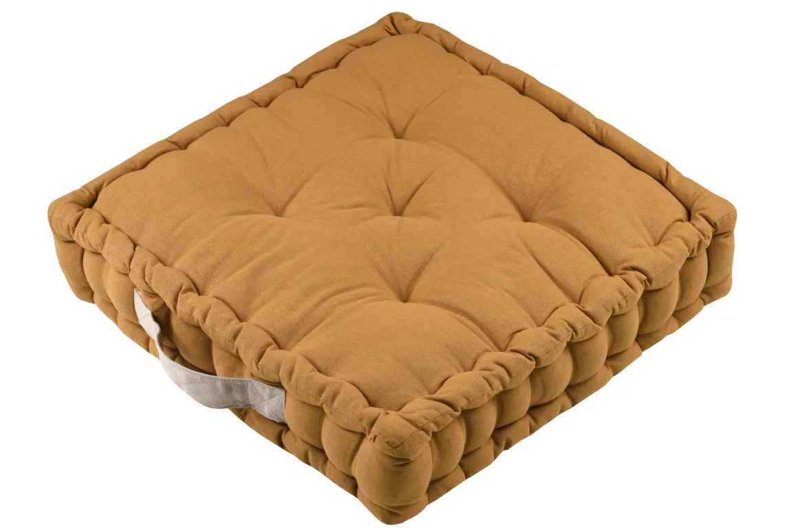 DUO COUSSIN CURRY LIN 45X45X10CM