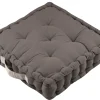 DUO COUSSIN TAUPE LIN 45X45X10CM