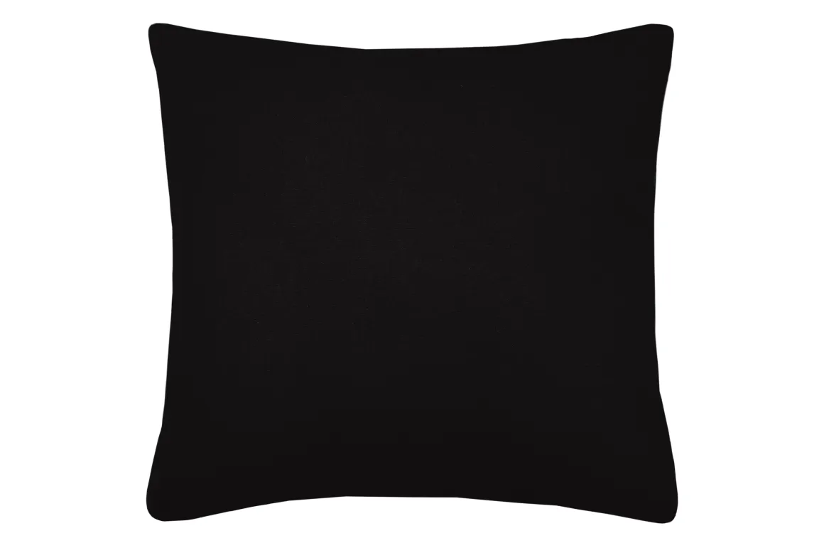 DUO COUSSIN UNI 40X40CM NOIR