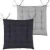 DUO GALETTE ANTHRACITE SOURIS 16 POINTS 40X40CM