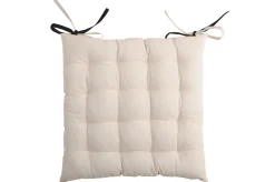 DUO GALETTE 16PTS 40X40 NOIR LIN