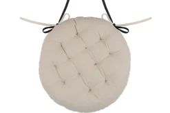 DUO GALETTE RONDE 38CM NOIR LIN