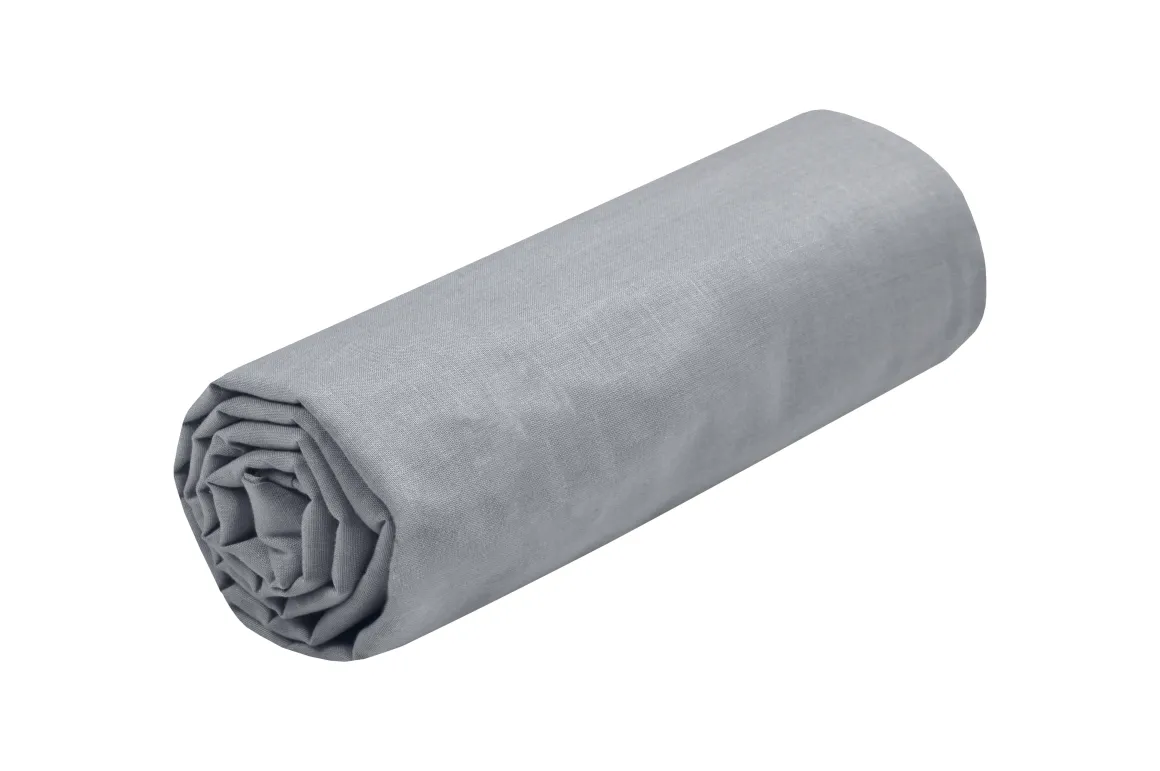 EDEN DRAP HOUSSE 90X200CM SOURIS