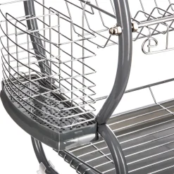 EGOUTTOIR 2 NIVEAUX CHROME
