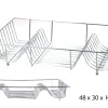 EGOUTTOIR VAISSELLE FIXE METAL CHROME