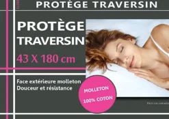 ELISE PROTEGE TRAVERSIN 43X180CM MOLLETON