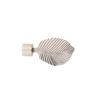 EMBOUT EXOTICA D.20CM ARGENT MAT X2PIECES