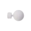 EMBOUT GAIA D.28CM BLANC MAT X2 PIECES