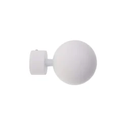 EMBOUT GAIA D.28CM BLANC MAT X2 PIECES