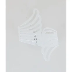 EMBRASSE METAL MANCHETTE ANGEL BLANC LAQUE