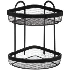 ETAGERE ANGLE 2 NIVEAUX METAL MAYAJ