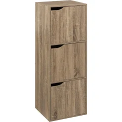 ETAGERE 3 CASES MIX N DOOR NATUREL