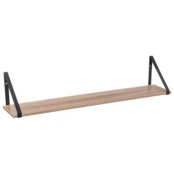 ETAGERE MURALE AVEC EQUERRES ALIAJ 78CM