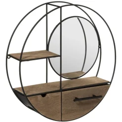 ETAGERE MURALE METAL D.50X12CM
