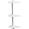 ETAGERE 3 NIVEAUX A FIXER BLANC
