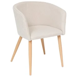 FAUTEUIL A DINER MARLO HETRE BEIGE