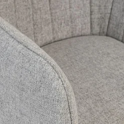 FAUTEUIL A DINER VISOCA PIEDS BOIS GRIS