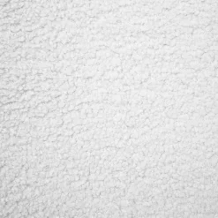 FAUTEUIL BLANC ACCOUDOIR BOUCLE CHIARA