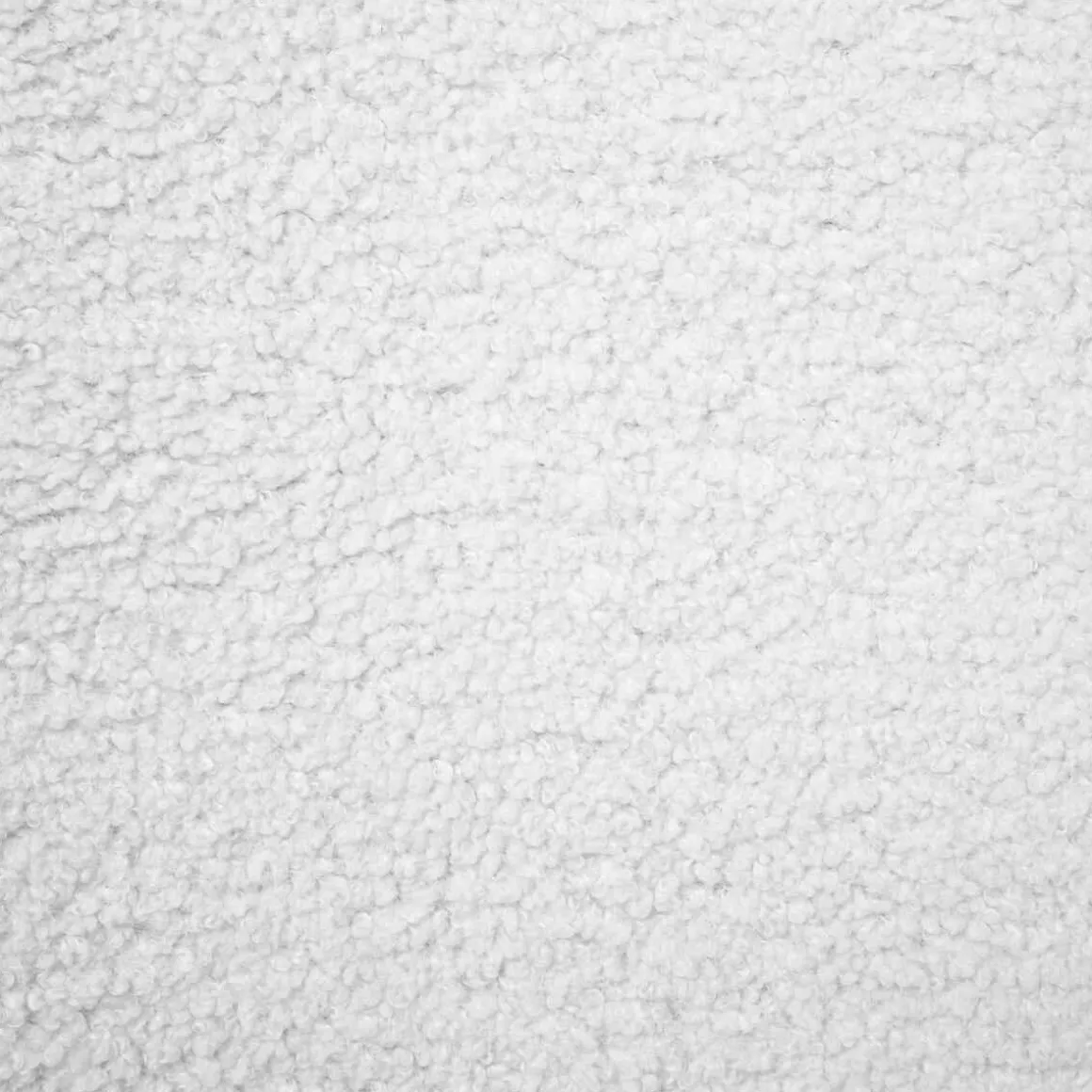 FAUTEUIL BLANC ACCOUDOIR BOUCLE CHIARA