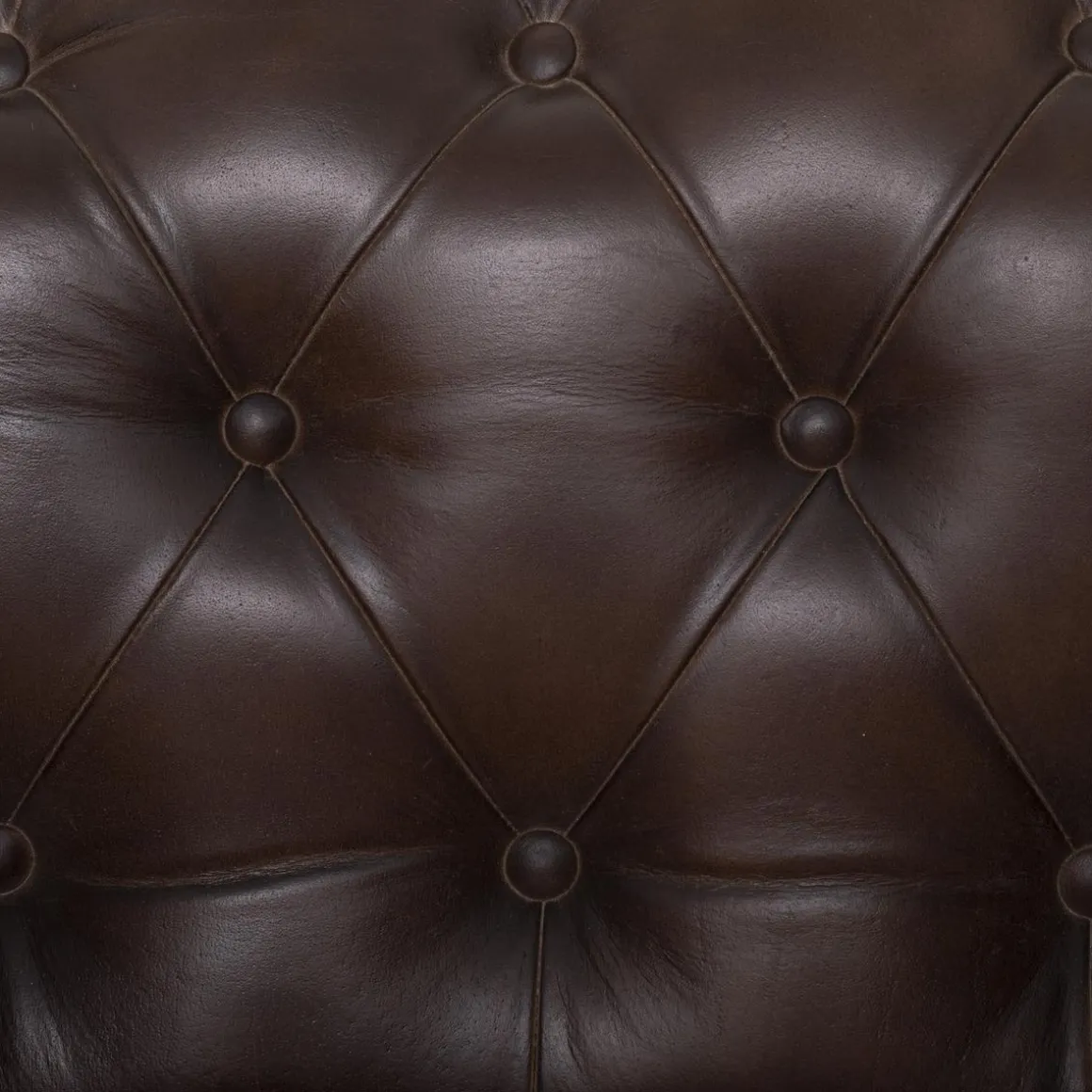 FAUTEUIL CUIR CHESTER MARRON