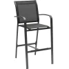 FAUTEUIL ESSENTIA DOSSIER HAUT ANTHRACITE GRAPHITE