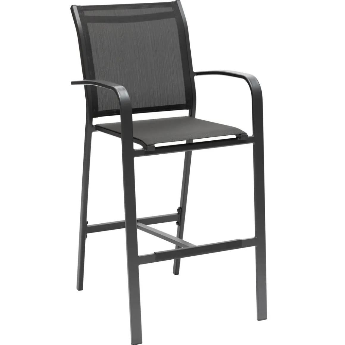 FAUTEUIL ESSENTIA DOSSIER HAUT ANTHRACITE GRAPHITE