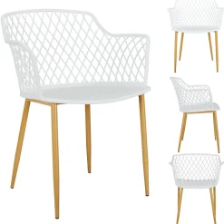 FAUTEUIL EXTERIEUR MALAGA BLANC