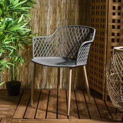 FAUTEUIL EXTERIEUR MALAGA GRIS