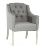FAUTEUIL LIN GRIS  JOSEV
