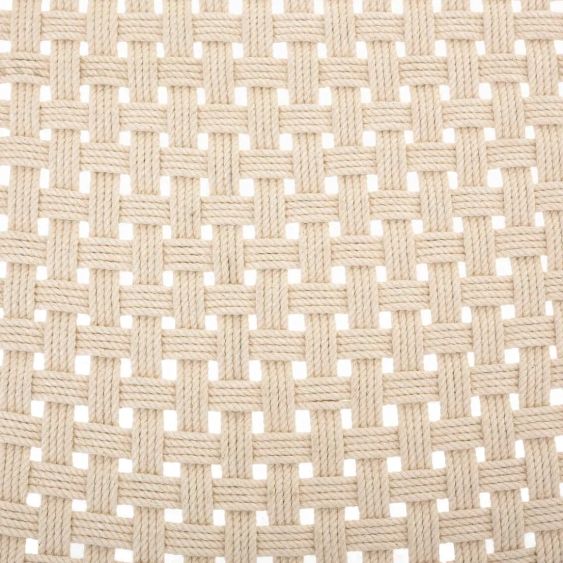 FAUTEUIL MACRAME RAINA BLANC