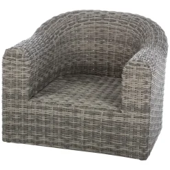 FAUTEUIL MOOREA TERRE D OMBRE