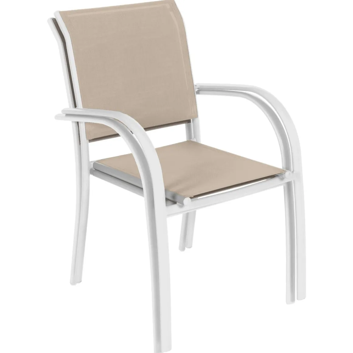 FAUTEUIL PIAZZA LIN BLANC