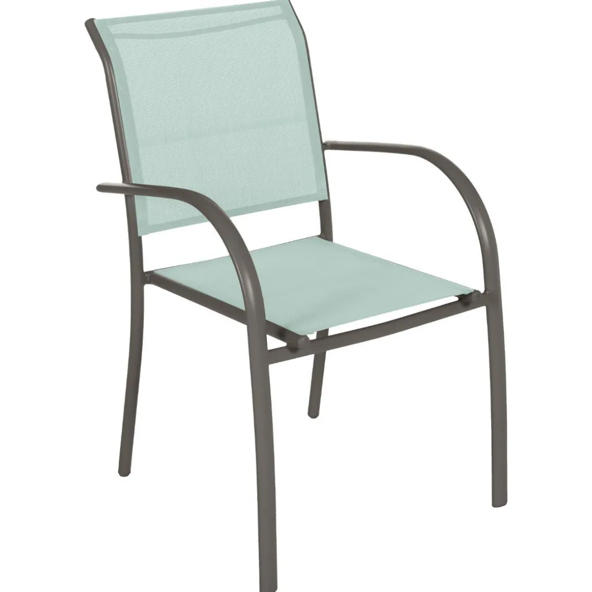 FAUTEUIL PIAZZA VERT CELADON GRAPHITE