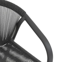 FAUTEUIL RIU EMPILABLE ANTHRACITE CHINE GRAPHITE