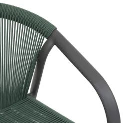 FAUTEUIL RIU EMPILABLE OLIVE GRAPHITE