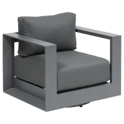 FAUTEUIL SALON ALLURE PIVOTANT GRAPHITE