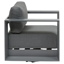 FAUTEUIL SALON ALLURE PIVOTANT GRAPHITE