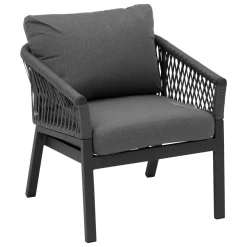 FAUTEUIL SALON ORIENGO ANTHRACITE GRAPHITE