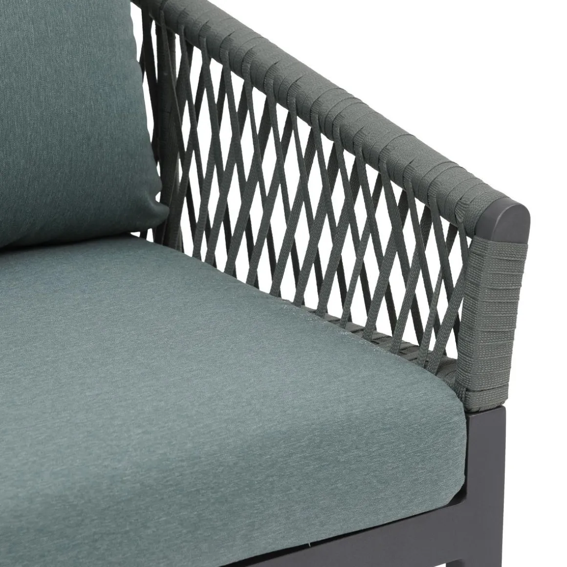 FAUTEUIL SALON ORIENGO OLIVE GRAPHITE