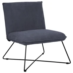 FAUTEUIL VELOURS MOANA GRIS
