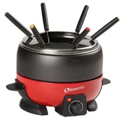 FONDUE SET POT ANTI ADHERENT 6 PERSONNES 2L 800W