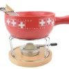 FONDUE SET POT CERAMIQUE 22.5CM 6 FOURCHETTES