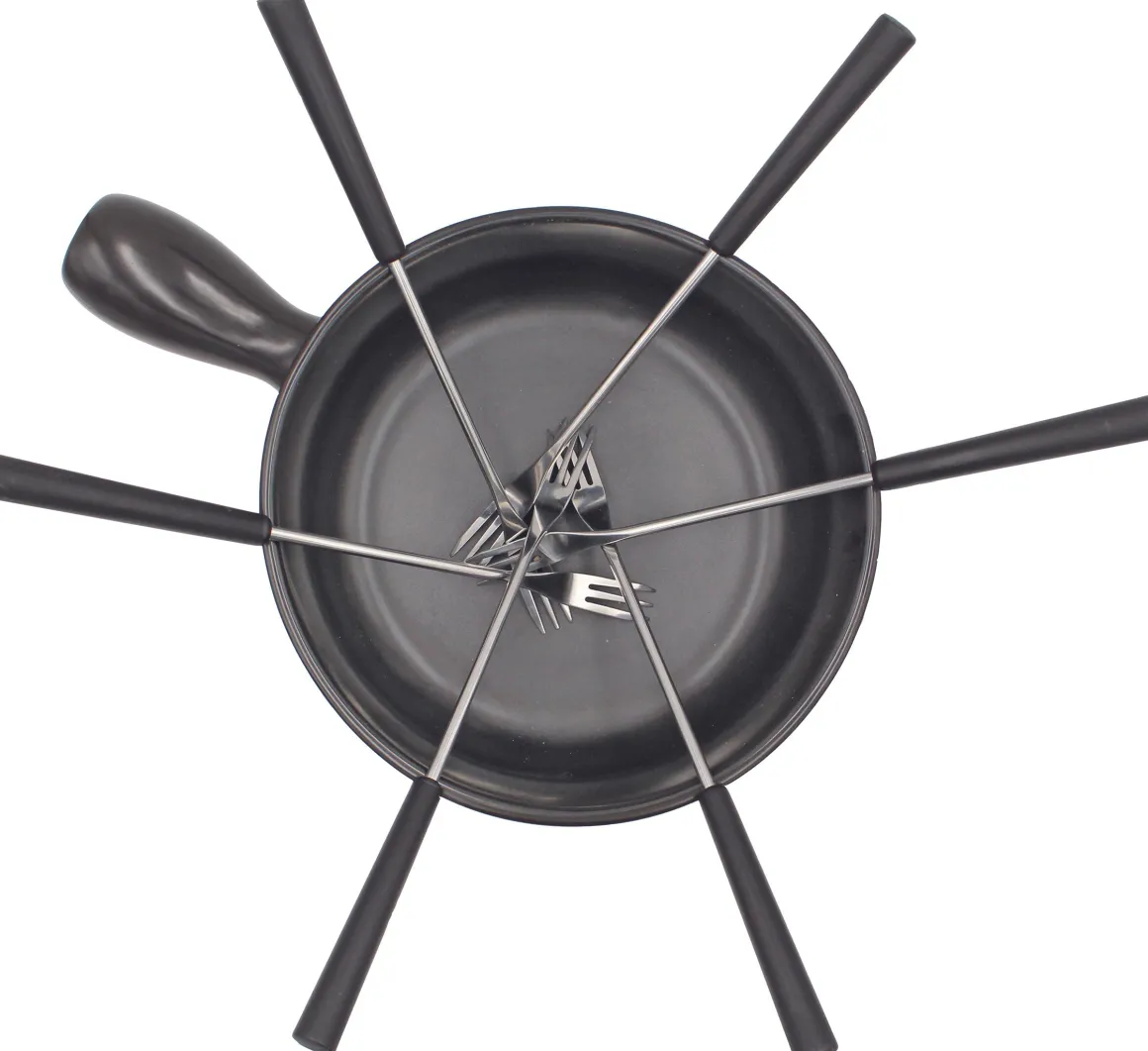 FONDUE SET POT CERAMIQUE 6 PERSONNES 1500W