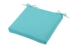 GALETTE CHAISE HAWAI 40X40X5CM AQUA