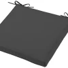 GALETTE CHAISE HAWAI 40X40X5CM CARBONE