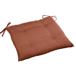 GALETTE CHAISE 40X40CM 4 POINTS KORAI TERRACOTTA