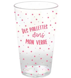 GOBELET 40CL DES PAILETTES DANS MON VERRE