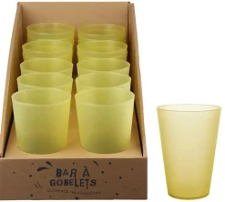 GOBELET 40CL JAUNE